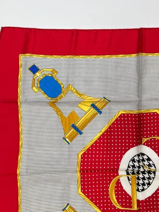 Dior Silk Scarf Multicolor Vintage - Picture 8 of 13